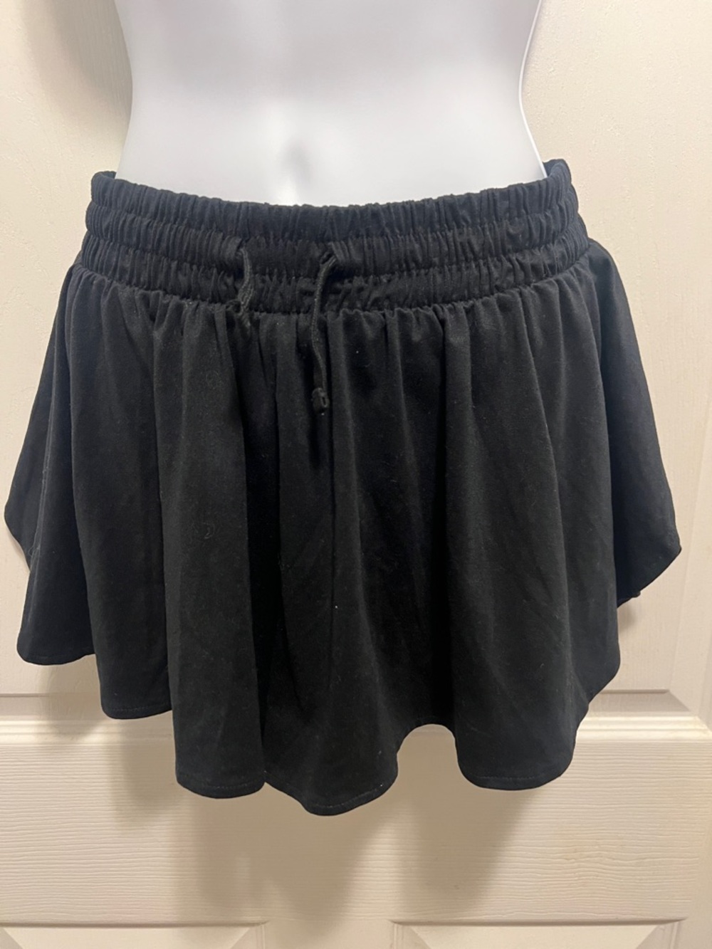 abercrombie kids Black Circle Skirt with Drawstring Waist
